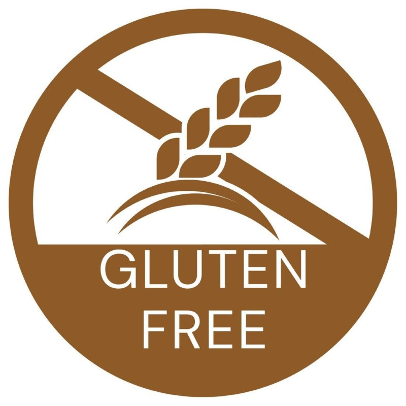 Etiquetas de alergias alimentarias "Sin gluten" - Rollo de 1000